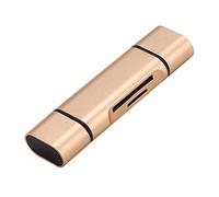 Adaptateur de lecteur de carte mémoire tout-en-un haute vitesse pour cartes TF USB 2.0 ports Lecture et écriture fluides Lecteur de cartes USB vers lecteur de cartes