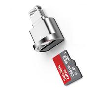 Adaptateur de lecteur de carte SD Lightning pour iPhone, certifié Apple MFi, mini Lightning vers micro SD/TF pour iPhone 14 13 12 11 Pro Max XS XR X 8 7 6 iPad, prend en charge iOS et exFAT FAT32