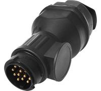 Adaptateur de lumière LED 12 volts 13-13 pôles 16 cm noir