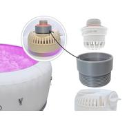 Adaptateur de Lumière LED personnalisé Compatible avec Bestway Lay Z Spa Salu Spa Coleman Gonflables Portables Hot Tub (LED Not Included)