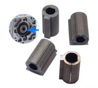 Adaptateur de manchon d'arbre RV030 pour réducteur à vis sans fin et accouplement de moteur 23, matériau en acier inoxydable pour une connexion fiable des arbres du moteur 6 35 mm/8 mm à l'entrée du