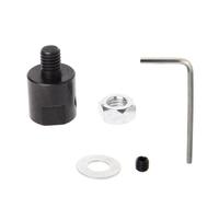 Adaptateur de manchon de coupleur d'arbre de moteur M6 pour axe de 3,17/4/5/6/8 mm et lame de scie de 6 mm, mandrin d'accouplement en acier noir