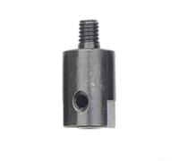 Adaptateur de manchon de coupleur d'arbre de moteur M6 pour mandrin d'accouplement de lame de scie 3,17 à 8 mm, axe en métal noir, accessoire d'outils électriques (4 mm)