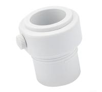 Adaptateur de manchon de parasol de piscine pour trous de 3,8 cm et 3,4 cm - Compatible avec les voies navigables pour les terrasses AquaStar à filetage unique - Support durable en ABS pour patio et