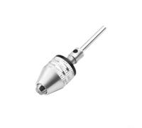 Adaptateur de mandrin à changement rapide sans vec tige hexagonale de 6,35 mm en alliage d'aluminium pour meuleuse électrique, machines à ongles et machines de gravure dans les ateliers (0,3-3,4