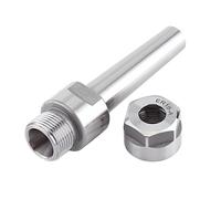 Adaptateur de Mandrin CNC ER16-50 M10 pour Fraise en Bout avec Cône Morse