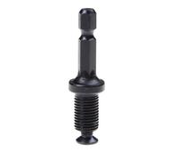Adaptateur de mandrin de perceuse à tige hexagonale de 6,35 mm à 9,5 mm, roulement de butée de verrouillage breveté pour desserrer lors des travaux de forage