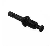 Adaptateur de mandrin de perceuse sans n acier avec tige hexagonale 1/4 vers filetage mâle 3/8-24UNF, verrouillage à cliquet unique pour une prise en main sûre, porte-embout pour perceuses