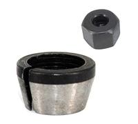 Adaptateur de mandrin de serrage 6 mm 6,35 mm 8 mm avec écrou de gravure machine de coupe électrique routeur haut bit en acier HSS outils de jardinage ensemble