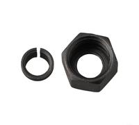 Adaptateur de mandrin de serrage de 6 mm, 6, 35 mm, 8 mm avec écrou pour machine de gravure et de découpe, outil de conversion de mandrin pour défonceuse à bois et applications de gravure (8 mm)