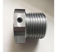 Adaptateur de mandrin de tour à bois en acier inoxydable - 1 x 8 TPI pour 1-1 sur 2 x 8 Tpi - Convertisseur de filetage de broche pour tours à bois - Comprend un jeu de clés plates à vis 1 pièce