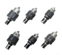 Adaptateur de mandrin magnétique de 1,9 cm tige vers filetage conique B16 avec clé de mandrin et 3 plages de serrage réglables pour la flexibilité de perçage (C)