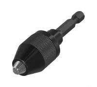 Adaptateur de mandrin sans clé à tige hexagonale de 1/4 pour perceuse conventionnelle avec tournevis sans fil