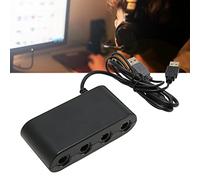 Adaptateur de manette Gc 3 en 1 Adaptateur de manette Gc Convertisseur de poignée Gc Adaptateur de contrôleur Gc 4 ports 3 en 1 Adaptateur de manette de jeu avec fonction Turobo pour pour U PC