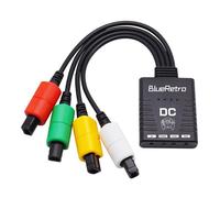Adaptateur de Manette Sans Fil pour Console Dreamcast DC, pour , pour Switch, pour et Autres Appareils.,ABS,Noir