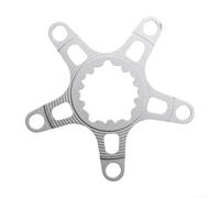 Adaptateur de manivelle conçu pour 110BCD et 130BCD, alliage d'aluminium léger pour une performance améliorée (110BCD argenté)