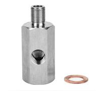 Adaptateur de manomètre de pression d’, raccord en T femelle 1/8 po NPT et mâle BSPP, adaptateur de capteur de pression d’ en acier inoxydable pour systèmes de