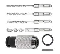 Adaptateur de marteau de démolition rotatif - Attache rapide portable | Adaptateur de marteau perforateur et kit de forets pour plombier, démolition, rénovation