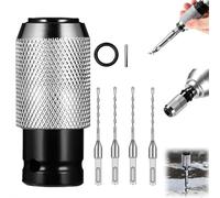 Adaptateur de marteau rotatif avec ensemble de forets à percussion, convertisseur de marteau électrique vers perceuse, convertisseur d'adaptateurs à libération rapide pour perceuses, clé avec