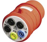 Beha Amprobe DAA-16 Adaptateur de mesure mâle CEE 16 A 5 pôles - femelle 4 mm