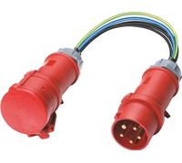 Adaptateur de mesure pour consommateurs triphasés 32 A CEE mâle à CEE femelle BENNING