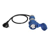 Adaptateur de mesure Prise mâle + contact de protection- femelle CEE Cara