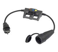 Adaptateur de mesure VOLTCRAFT DLA-1L 16 contact de protection 16 A - contact de protection 16 A