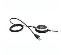 Adaptateur de micro-casque - JABRA - Evolve 40 Link UC - USB - Réglage du volume - Noir