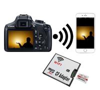 Adaptateur WiFi Carte mémoire TF Carte Micro SD vers CF Compact Flash kit pour Appareil Photo numérique DSLR G