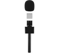 Adaptateur de microphone à main GO avec mousse et drapeau en plastique pour RODE Wireless GO DJI Mic Lark Max et autres émetteurs sans fil avec Cold Shoe StarRig-H