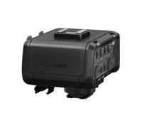 Adaptateur de microphone Panasonic DMW-XLR1 enregistrement 2 canaux XLR +48V commandes gain filtre coupe-bas Noir