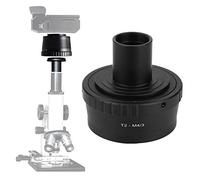 Adaptateur de Microscope, Adaptateur d'objectif de Microscope avec n Alliage d'aluminium 23,2 Mm, Accessoires d'oculaires de Microscope à Monture en T pour Appareil Photo