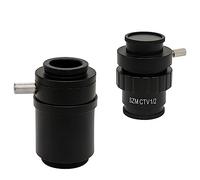 Adaptateur de microscope- CTV 1/2 1/3 1X 0. 3x,5x C l'objectif montage for le microscope stéréo trinoculaire HDMI VGA USB Caméra vidéo Pièces de rechange pour microscopes de laboratoire