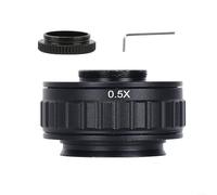 Adaptateur de microscope pour monture C 38 mm compatible avec les microscopes de la série stéréo pour une imagerie précise de l'appareil photo et une extension des fonctions du microscope (0,5X)
