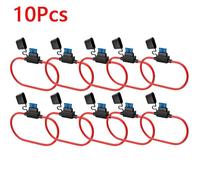 Adaptateur De Mini Lame De Voiture En Ligne,Porte-Fusible Résistant Aux Éclaboussures Pour Interrupteur De Coupure De Fil 12v,Prise Anti-Humidité - Type 10pcs