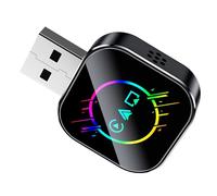 Adaptateur de miroir d'écran pour voiture Plug Play sans retard | Miroir sans fil pour écran de voiture pour les trajets quotidiens, les voyages de longue distance, la conduite en ville