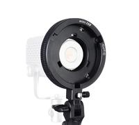 Adaptateur de montage Bowens, mini vers adaptateur Bowens standard avec prise de parapluie, inclinaison à 180°, pour lumière LED, boîte à lumière, parapluies