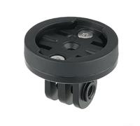 Adaptateur de montage de caméra d'action pour Garmin, en alliage d'aluminium avec interface à 3 broches, support réversible à dégagement rapide pour lumières et accessoires, noir (D)