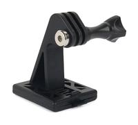 Adaptateur de montage de caméra pour casque - Installation haute résistance - Base légère pour le ski, le cyclisme - Fixation légère pour casque