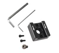Adaptateur de montage de chaussure avec base à vis de 6,35 mm pour appareil photo reflex numérique, moniteur de cage à lumière LED, microphone, caméscope clignotant, support d'extension pour