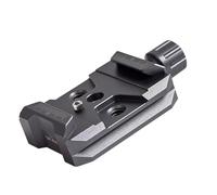 Adaptateur de montage de conversion rapide, siège de serrage pour stabilisateurs d'appareil photo avec double base filetée, libération rapide universelle pour stabilisateurs