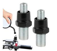 Adaptateur de montage de rétroviseur de moto, vis fixation pour rétroviseur Accessoire de fixation Auti-Rust pour moto et scooter