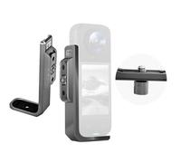 Adaptateur de montage magnétique pliable pour Insta360 X5, support d'extension à libération rapide, support vertical horizontal en forme de L pour accessoires d'appareil photo X5