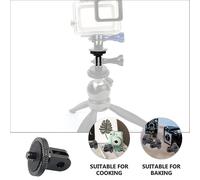 Adaptateur de montage pour appareil photo 1/4 pouce - Alliage d'aluminium durable pour appareils photo et trépieds standard - Lot de 2