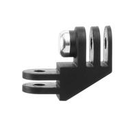 Adaptateur de montage pour caméra d'action avec angle droit à 0° et coude à 90°/180° pour un verrouillage sécurisé du connecteur vertical