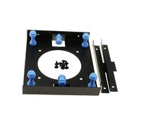 Adaptateur de Montage pour Disque Dur de 3,5 Pouces Vers Baie de DVD-ROM de 5,25 Pouces en MéTal Noir Antichoc