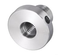 Adaptateur de montage pour mandrin de tour à bois prenant en charge plusieurs transitions de filetage, y compris les combinaisons de 25 mm à 18 mm et de 33 mm à 25 mm (25 mm à 18 mm)