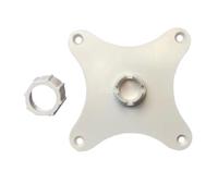 Adaptateur de montage pour moniteur avec trous de 7,5 cm | Adaptateur pour support de moniteur - Matériel de remplacement tête à bille 17 mm horizontal vertical pour maison, bureau, salle de réunion