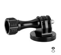 Adaptateur de Montage pour Trépied Aluminium avec Vis 1/4-20 Support d'adaptateur Accessoires Caméra, Monture Compatible avec Caméras GoPro Hero 8, 7, 6, 5, 4, 3+, 3, 2, 1, Max, DJI Osmo Action, Noir