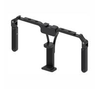 Adaptateur de montage pour trépied de téléphone portable avec fonction de rotation à 360 degrés et deux supports pour chaussures froides pour la photographie